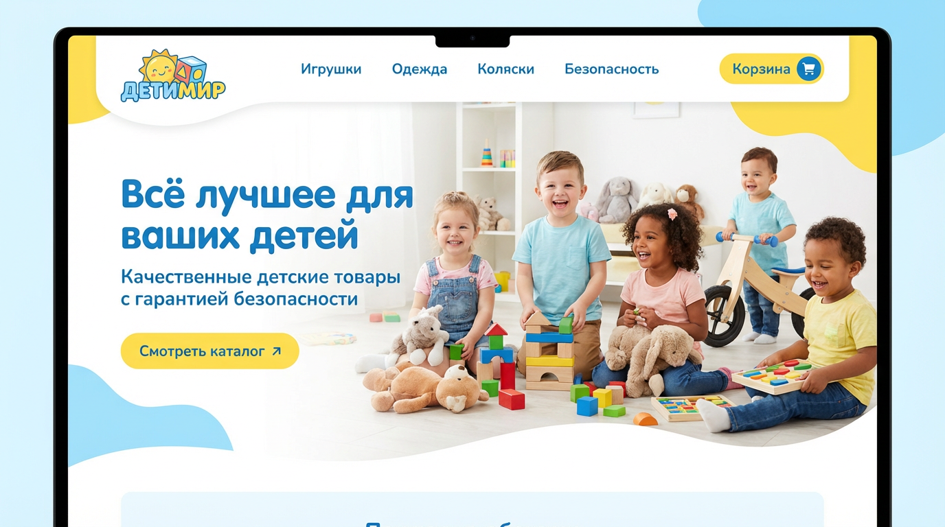 Интернет-магазин детских товаров