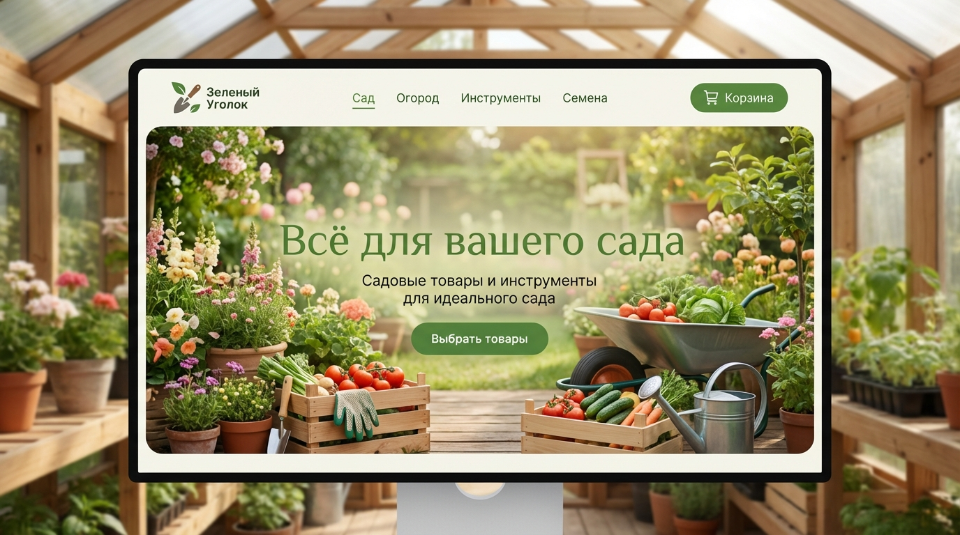 Интернет-магазин садовых товаров